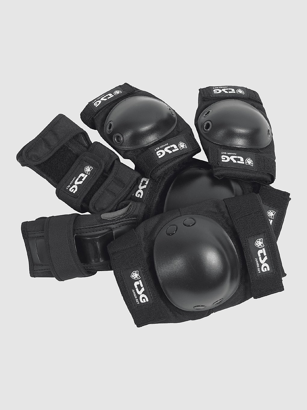 TSG Junior-Set Kids Protektoren Set black