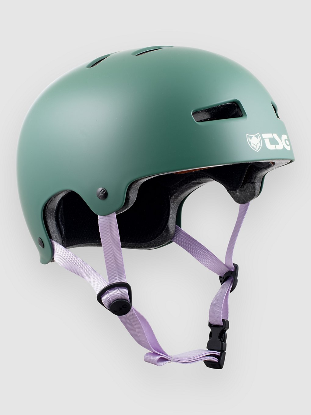 TSG Evolution Solid Colors Helm satin foliage green