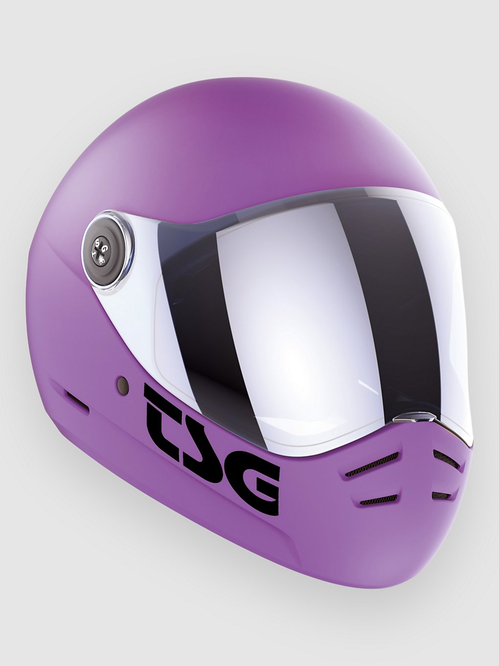 TSG Pass 2.0 Solid Color +Bonus Visor Helm satin royal liac