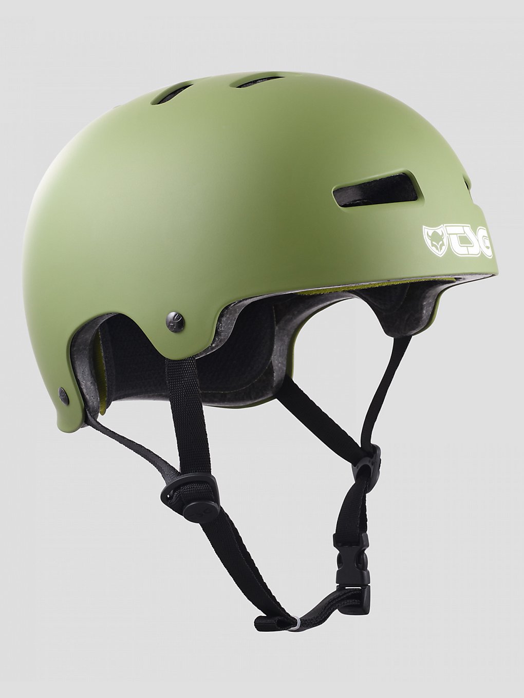 TSG Evolution Solid Color Kids Helm satin olive