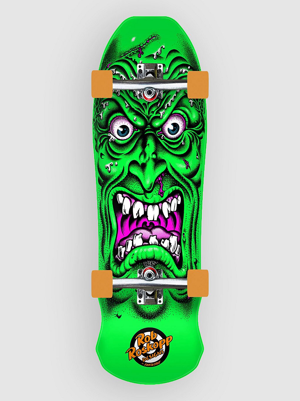Santa Cruz Roskopp Face 9.5" Skateboard green